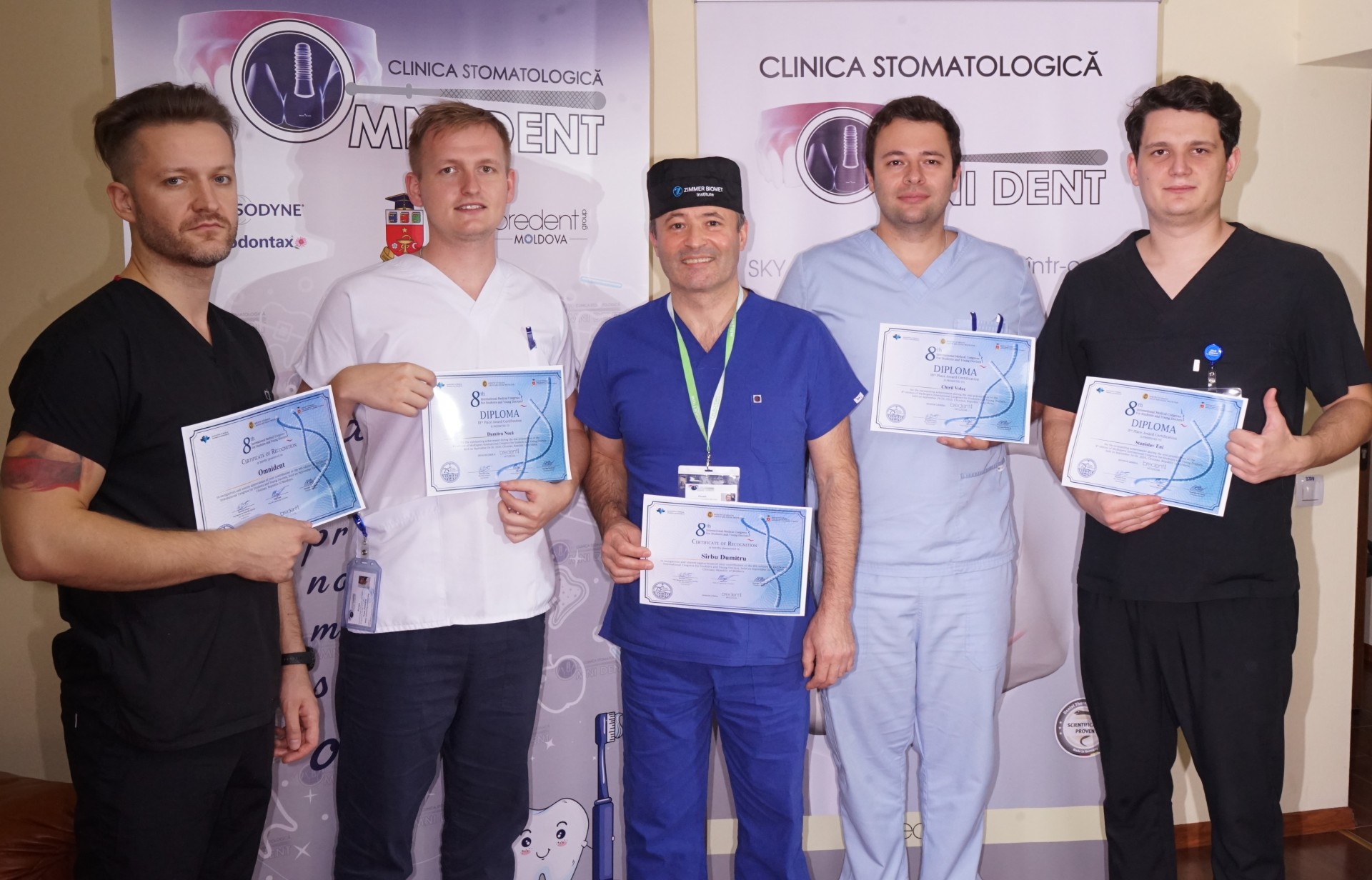 3 doctors from the “Omni Dent” Dental Clinic were awarded at the MedEspera 2020 International Congress