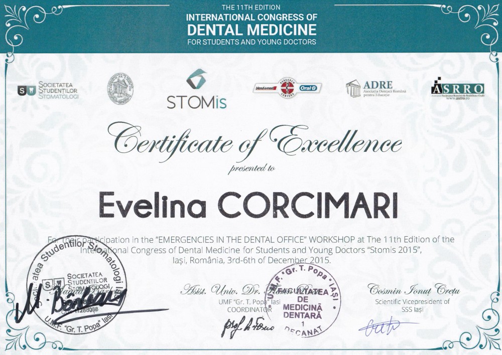 Evelina Corchimari dentisttherapist