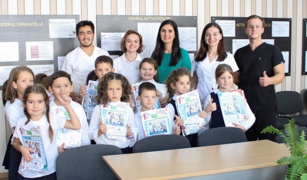 The dentist, a good friend of the children from the High School of Modern Languages ​​and Management