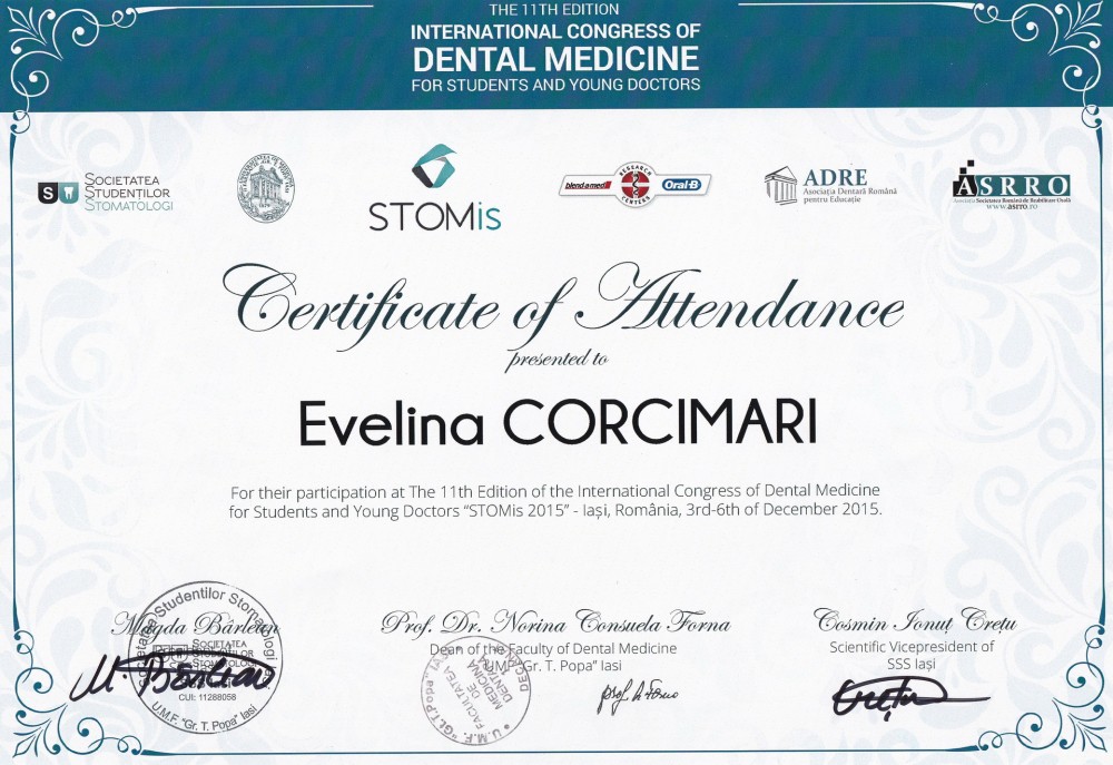 Evelina Corchimari medico dentistaterapeuta
