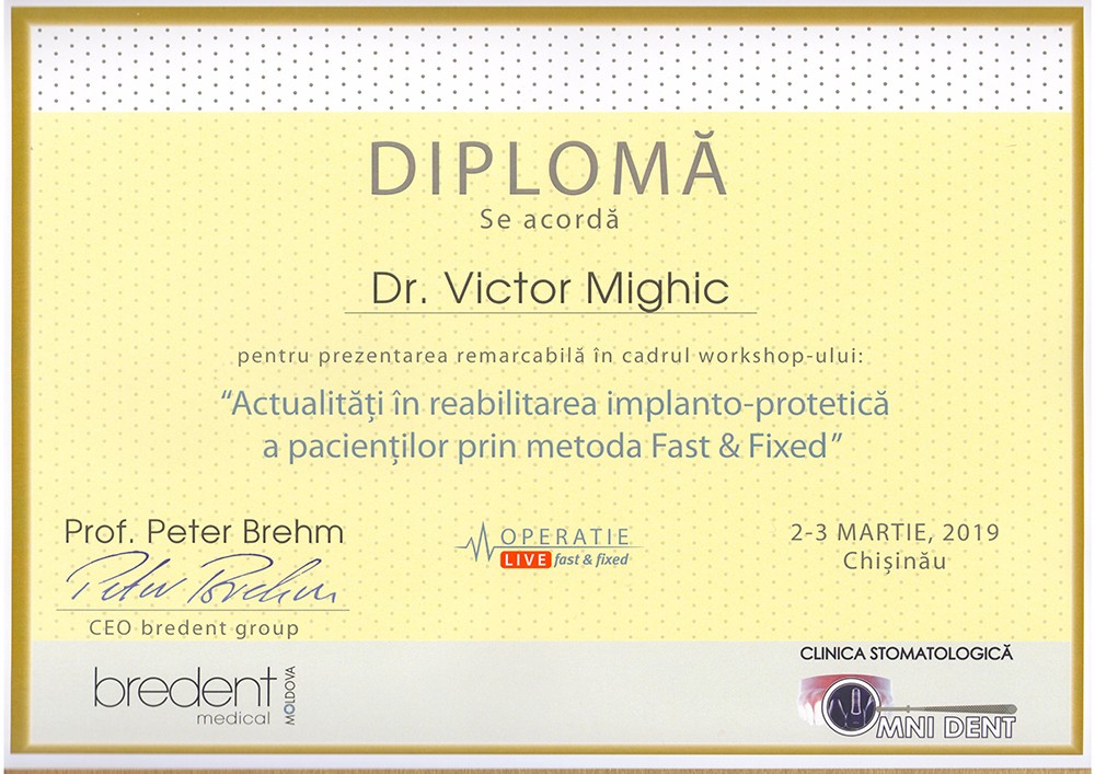 Mighic Victor medic stomatolog ortoped