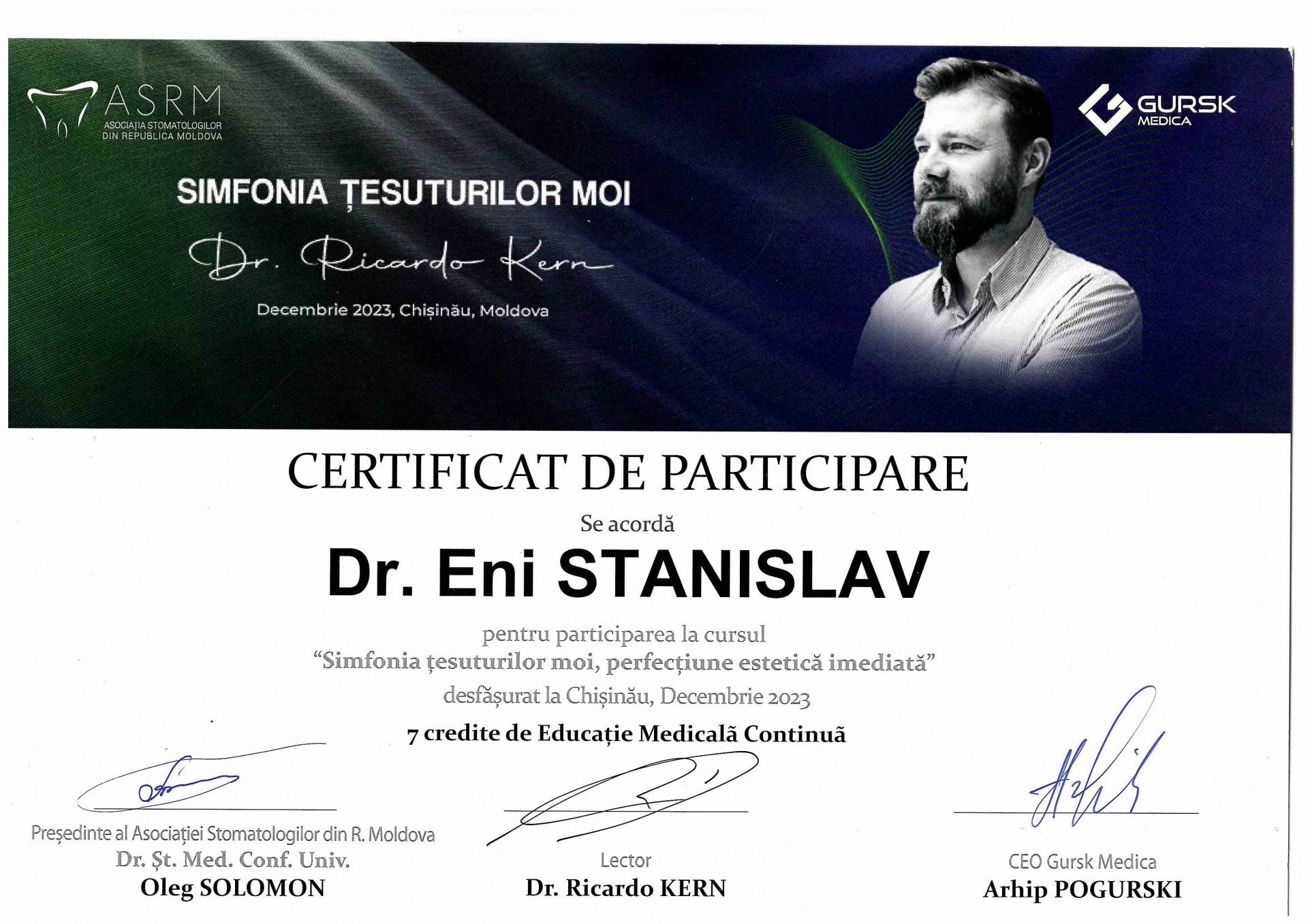 Eni Stanislav dentistdento-alveolar surgeon