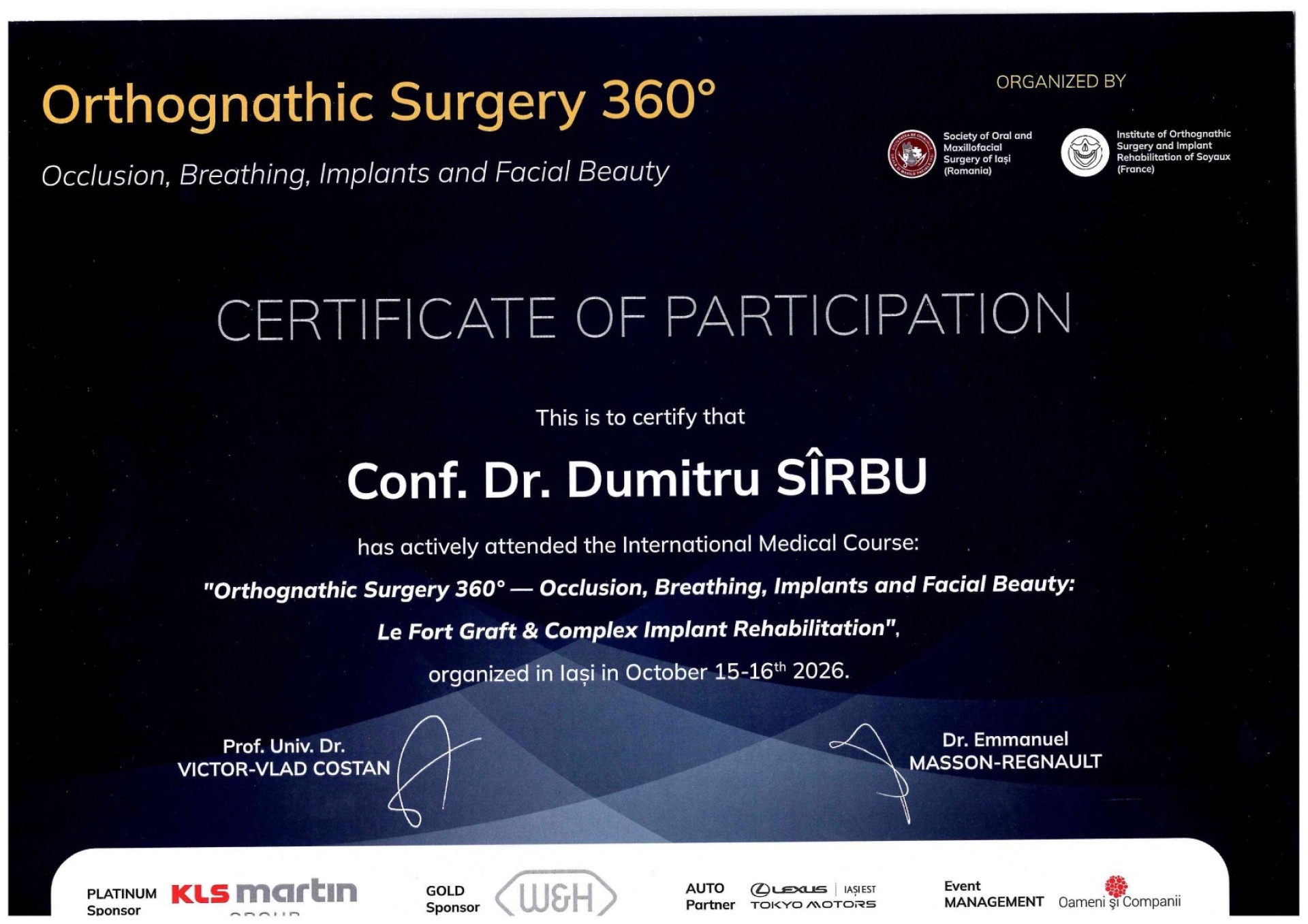 Sîrbu Dumitru medical directordoctor of medical sciencesassociate professor at the state university of medicine and pharmacy 